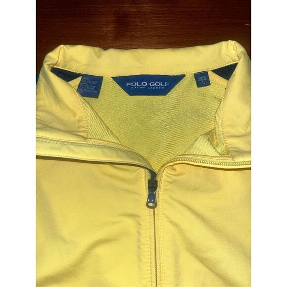 Vintage Polo Golf Vest Yellow Large - Picture 5 of 6